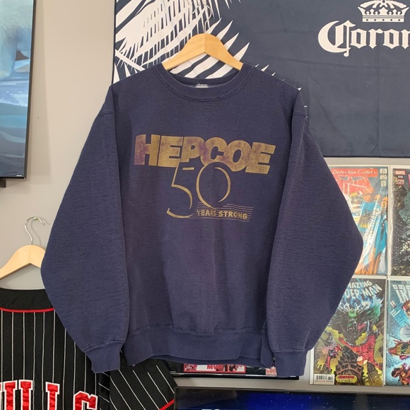 Vintage 1994 HEPCOE Heavyweight 50th Annversary Crewneck - Picture 1 of 5